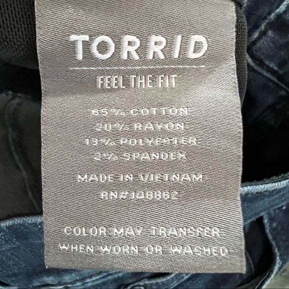 TORRID bombshell skinny jean medium wash size 14 - Picture 10 of 10